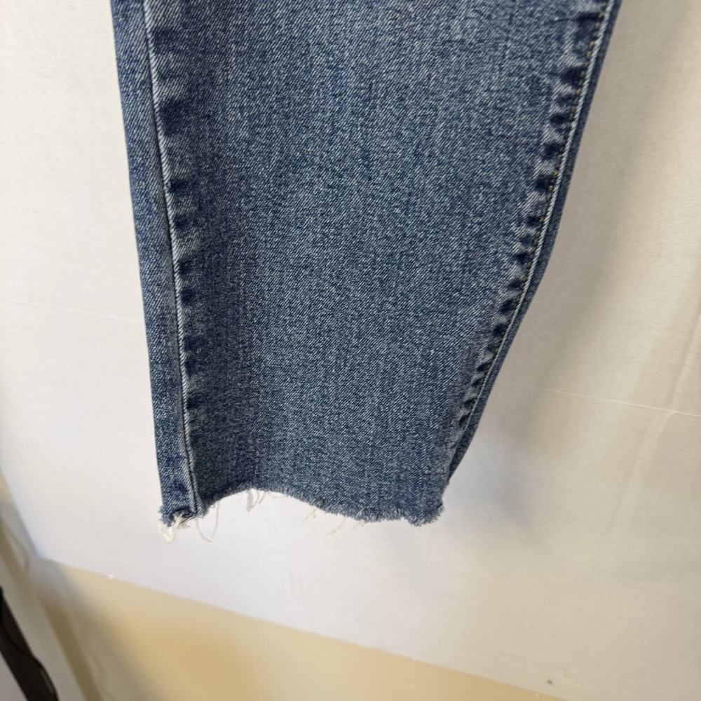 Levi Denizen Highrise Slim Ankle Distressed 14 Waist 32 Length 24 11"rise - Picture 6 of 7